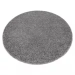 Kab. Szőnyeg SOFFI kör shaggy 2cm szürke kör 100 cm