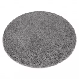 Kab. Szőnyeg SOFFI kör shaggy 2cm szürke kör 100 cm