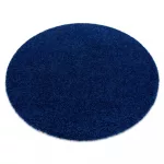Kab. Szőnyeg SOFFI kör shaggy 2cm sötétkék kör 100 cm
