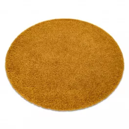 Kab. Szőnyeg SOFFI kör shaggy 2cm arany kör 100 cm