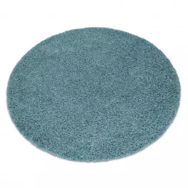 Kab. Szőnyeg SOFFI kör shaggy 2cm kék kör 100 cm