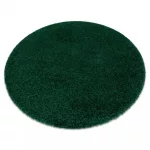 Kab. Szőnyeg SOFFI kör shaggy 2cm üveg zöld kör 100 cm