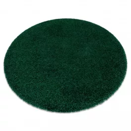 Kab. Szőnyeg SOFFI kör shaggy 2cm üveg zöld kör 100 cm