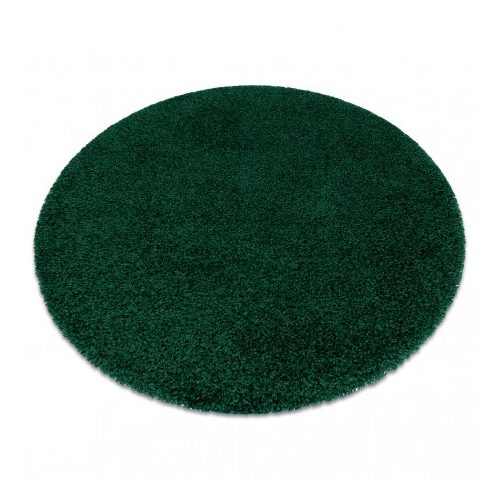 Szőnyeg SOFFI kör shaggy 2cm üveg zöld kör 100 cm
