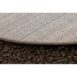 Kab. Szőnyeg SOFFI kör shaggy 2cm barna kör 80 cm