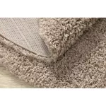 Kab. Szőnyeg SOFFI kör shaggy 2cm bézs kör 80 cm