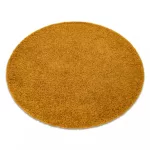 Kab. Szőnyeg SOFFI kör shaggy 2cm arany kör 80 cm