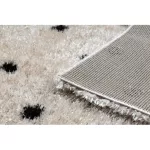 Kab. Szőnyeg FLUFFY 2370 shaggy pontok - krém / antracit 180x270 cm