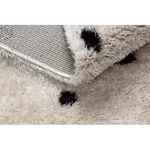 Kab. Szőnyeg FLUFFY 2370 shaggy pontok - krém / antracit 180x270 cm