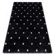 Szőnyeg FLUFFY 2370 shaggy pontok - antracit / fehér 160x220 cm