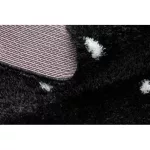 Kab. Szőnyeg FLUFFY 2370 shaggy pontok - antracit / fehér 160x220 cm