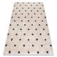 Szőnyeg FLUFFY 2370 shaggy pontok - krém / antracit 160x220 cm