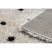 Szőnyeg FLUFFY 2370 shaggy pontok - krém / antracit 160x220 cm