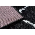 Kab. Szőnyeg FLUFFY 2373 shaggy - antracit / fehér 140x190 cm