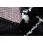 Kab. Szőnyeg FLUFFY 2373 shaggy - antracit / fehér 140x190 cm