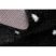 Szőnyeg FLUFFY 2370 shaggy pontok - antracit / fehér 120x170 cm