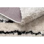 Kab. Szőnyeg FLUFFY 2371 shaggy csík - krém / antracit 120x170 cm