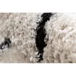 Kab. Szőnyeg FLUFFY 2371 shaggy csík - krém / antracit 120x170 cm