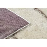 Kab. Szőnyeg FLUFFY 2371 shaggy csík - krém / bézs 120x170 cm