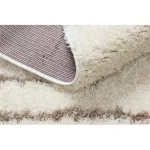 Kab. Szőnyeg FLUFFY 2371 shaggy csík - krém / bézs 120x170 cm