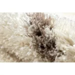 Kab. Szőnyeg FLUFFY 2371 shaggy csík - krém / bézs 120x170 cm