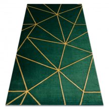   EMERALD szőnyeg 1013 glamour, elegáns geometriai üveg zöld / arany 240x330 cm