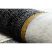 EMERALD szőnyeg 1015 glamour, elegáns márvány, geometriai fekete / arany 240x330 cm