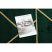 EMERALD szőnyeg 1012 glamour, elegáns geometriai, márvány üveg zöld / arany 240x330 cm