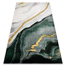   EMERALD szőnyeg 1017 glamour, elegáns márvány üveg zöld / arany 240x330 cm