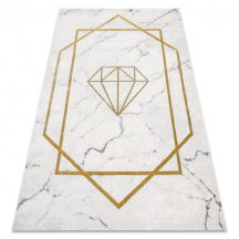   EMERALD szőnyeg 1019 glamour, elegáns gyémánt, márvány krém / arany 240x330 cm