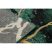 EMERALD szőnyeg 1018 glamour, elegáns márvány üveg zöld / arany 200x290 cm