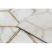 EMERALD szőnyeg 1014 glamour, elegáns kocka krém / arany 180x270 cm