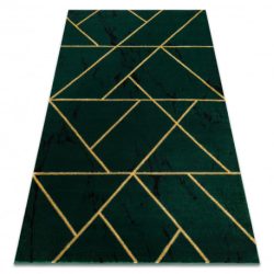 EMERALD szőnyeg 1012 glamour, elegáns geometriai, márvány üveg zöld / arany 180x270 cm