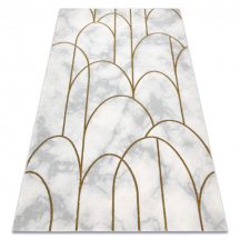   EMERALD szőnyeg 1016 glamour, elegáns art deco, márvány krém / arany 180x270 cm