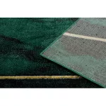 Kab. EMERALD szőnyeg 1022 glamour, elegáns geometriai, márvány üveg zöld / arany 180x270 cm