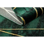 Kab. EMERALD szőnyeg 1022 glamour, elegáns geometriai, márvány üveg zöld / arany 180x270 cm