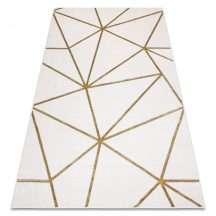   EMERALD szőnyeg 1013 glamour, elegáns geometriai krém / arany 160x220 cm