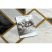 EMERALD szőnyeg 1015 glamour, elegáns márvány, geometriai fekete / arany 160x220 cm