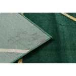 Kab. EMERALD szőnyeg 1012 glamour, elegáns geometriai, márvány üveg zöld / arany 160x220 cm