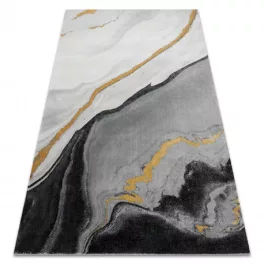   Kab. EMERALD szőnyeg 1017 glamour, elegáns márvány fekete / arany 160x220 cm