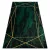 Kab. EMERALD szőnyeg 1022 glamour, elegáns geometriai, márvány üveg zöld / arany 160x220 cm