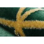 Kab. EMERALD szőnyeg 1013 glamour, elegáns geometriai üveg zöld / arany 140x190 cm