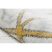EMERALD szőnyeg 1014 glamour, elegáns kocka krém / arany 140x190 cm