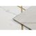 EMERALD szőnyeg 1012 glamour, elegáns geometriai, márvány krém / arany 140x190 cm