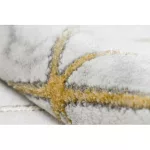 Kab. EMERALD szőnyeg 1014 glamour, elegáns kocka krém / arany 120x170 cm