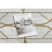 EMERALD szőnyeg 1010 glamour, elegáns körökben krém / arany 80x150 cm