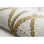 Kab. EMERALD szőnyeg 1010 glamour, elegáns körökben krém / arany 80x150 cm