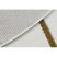 EMERALD szőnyeg 1013 kör - glamour, elegáns geometriai krém / arany kör 200 cm