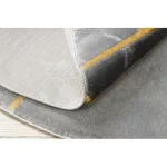 Kab. EMERALD szőnyeg 1012 kör - glamour, elegáns márvány, geometriai szürke / arany kör 200 cm