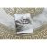EMERALD szőnyeg 1011 kör glamour, medúza görög krém / arany kör 200 cm